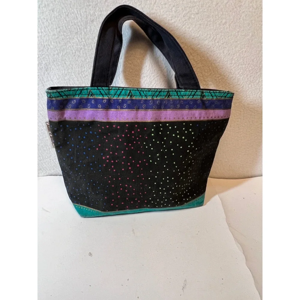 Sun N Sand Accessories Cotton‎ Dog Print MINI Bag Whimsical Colorful